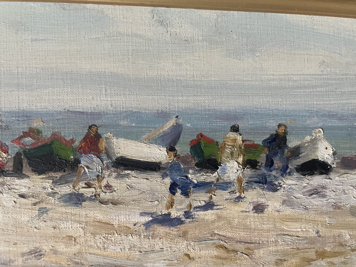 Bord de plage et barques de pêche -photo-4