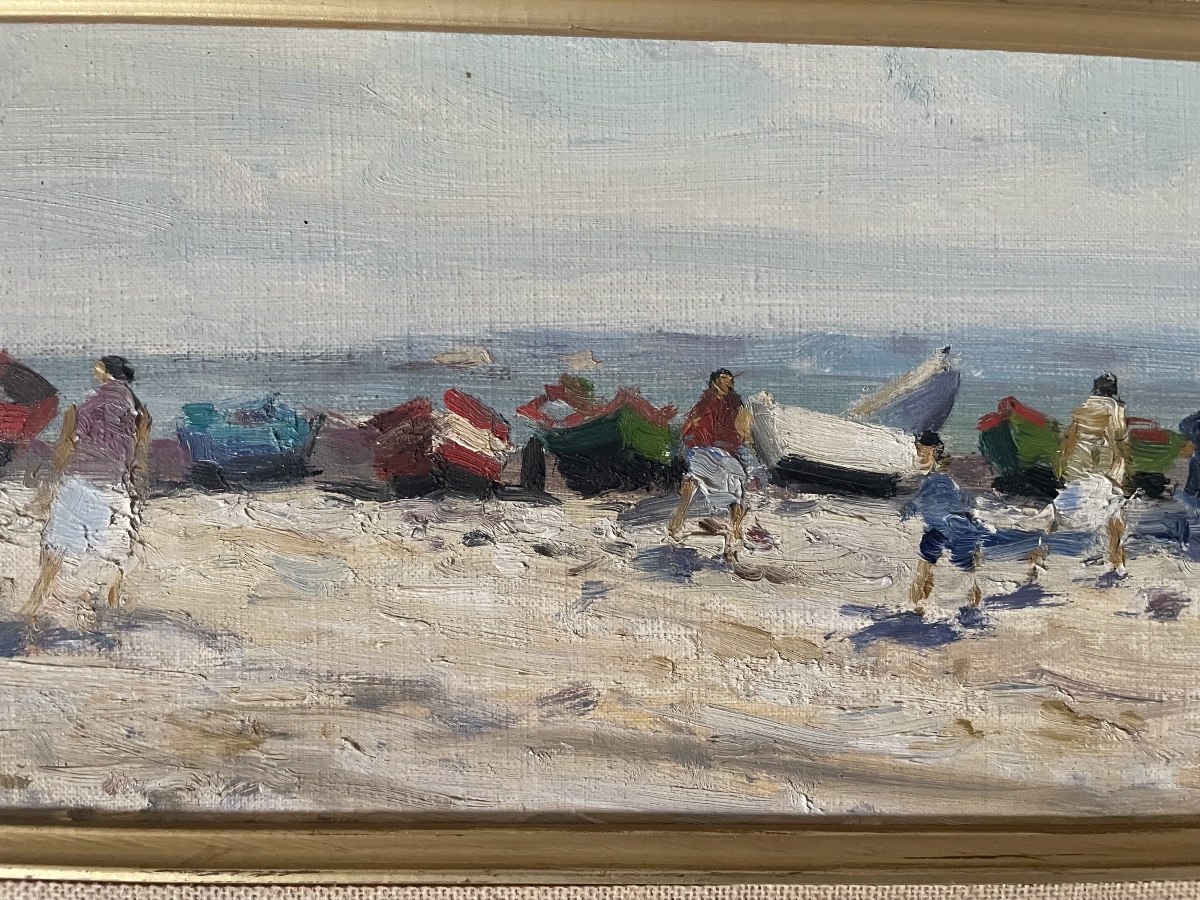 Bord de plage et barques de pêche -photo-6