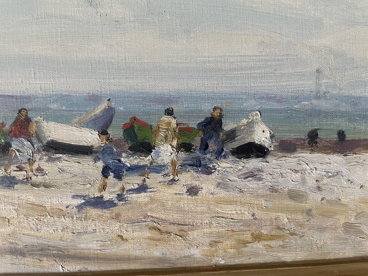 Bord de plage et barques de pêche -photo-7