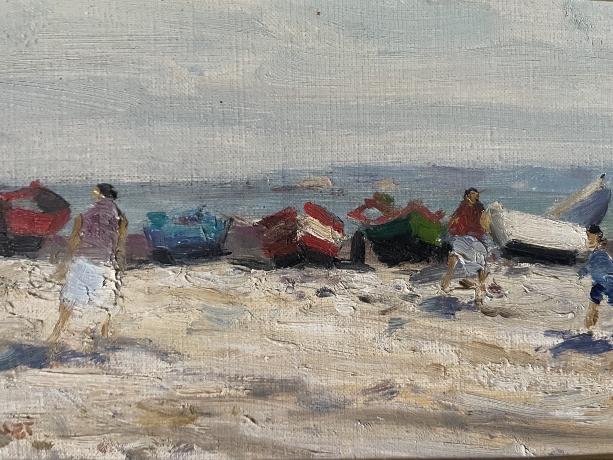 Bord de plage et barques de pêche -photo-8