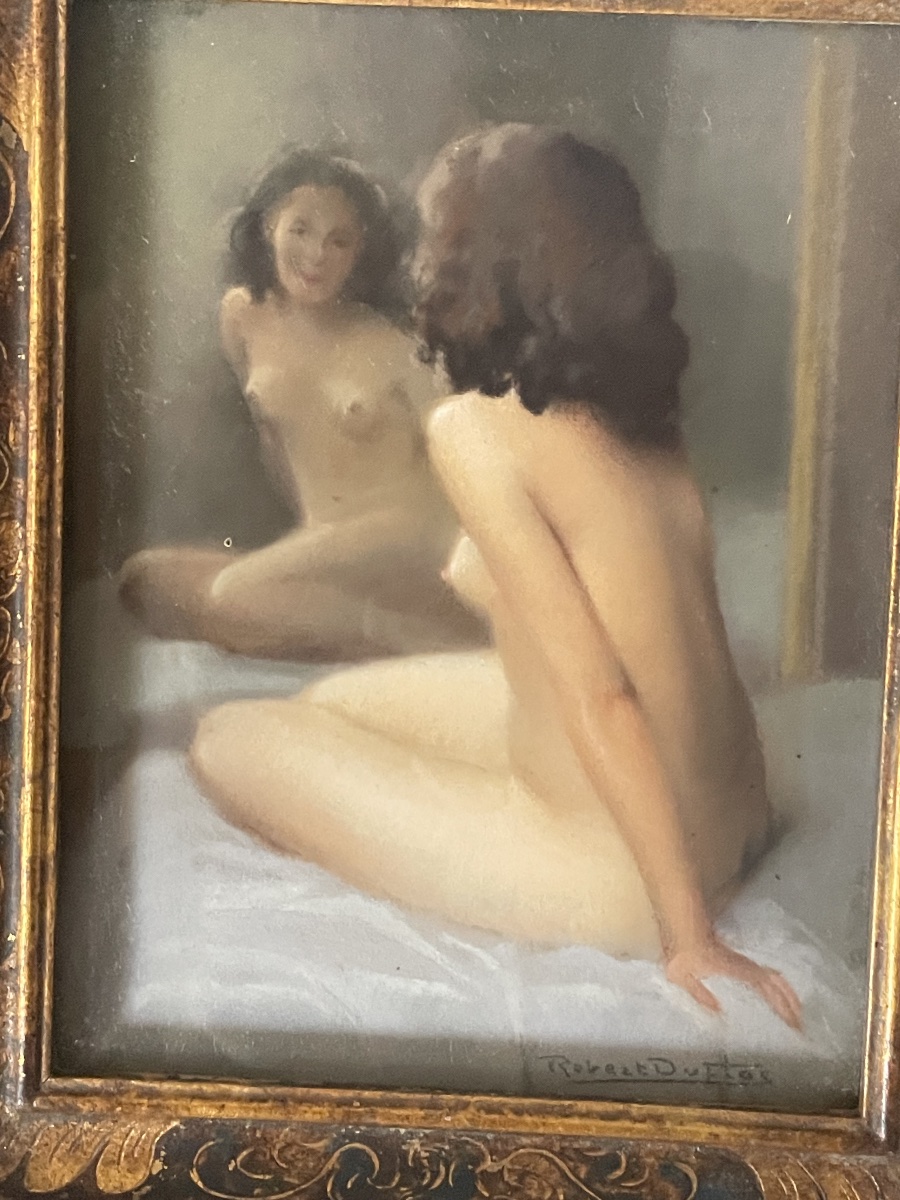 Nue au miroir de Duflos -photo-3