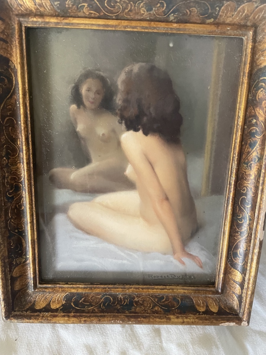 Nue au miroir de Duflos -photo-1