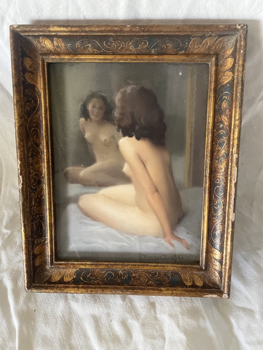 Nue au miroir de Duflos -photo-4