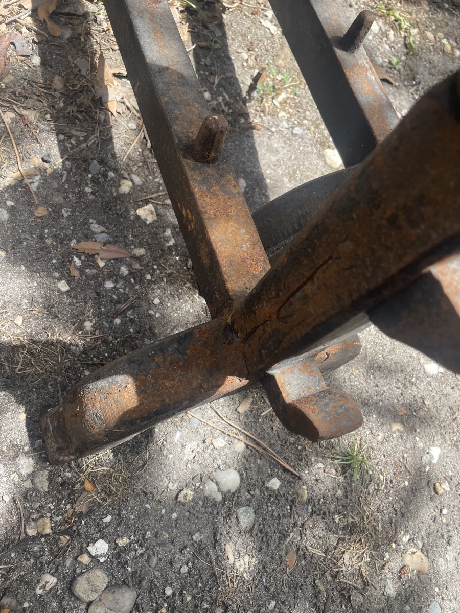 Pair Of Large Andirons From The Southwest -photo-1