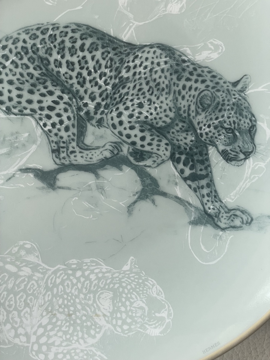 Assiette Hermès le jaguar -photo-3