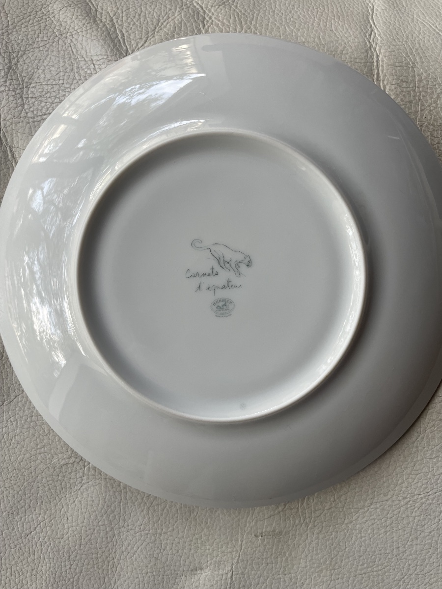 Assiette Hermès le jaguar -photo-4