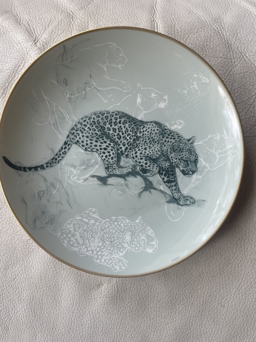 Assiette Hermès le jaguar -photo-1