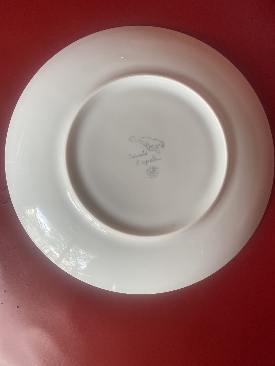 Assiette Hermès le jaguar -photo-5