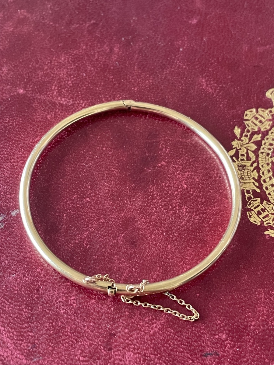 Gold Bangle Bracelet -photo-5