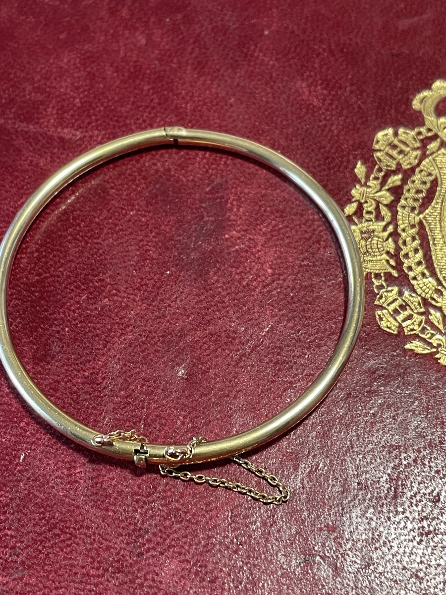 Gold Bangle Bracelet -photo-6