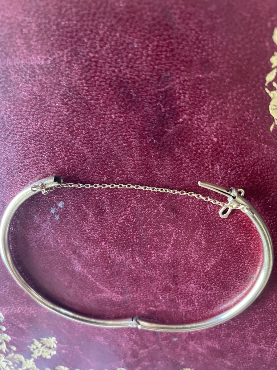 Gold Bangle Bracelet -photo-7