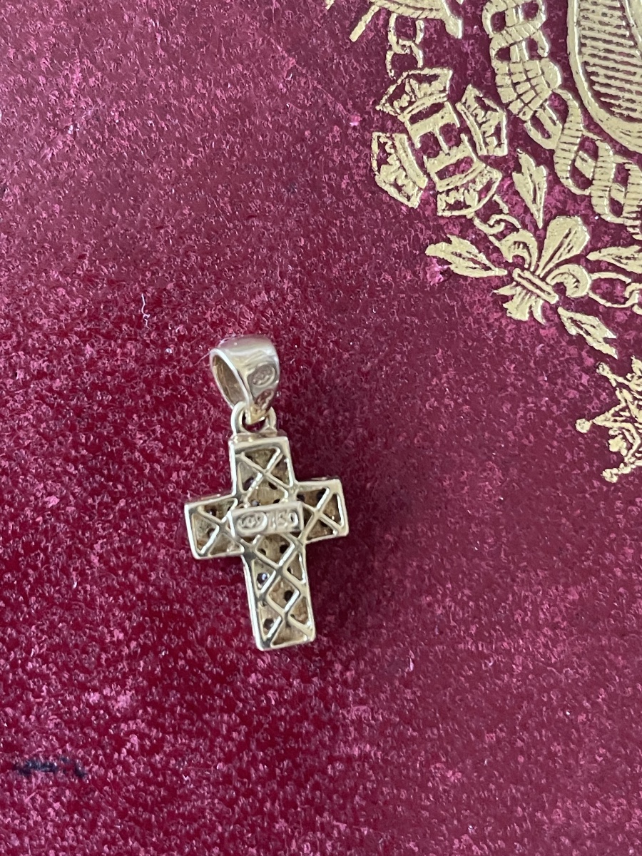 Croix or et diamants -photo-2