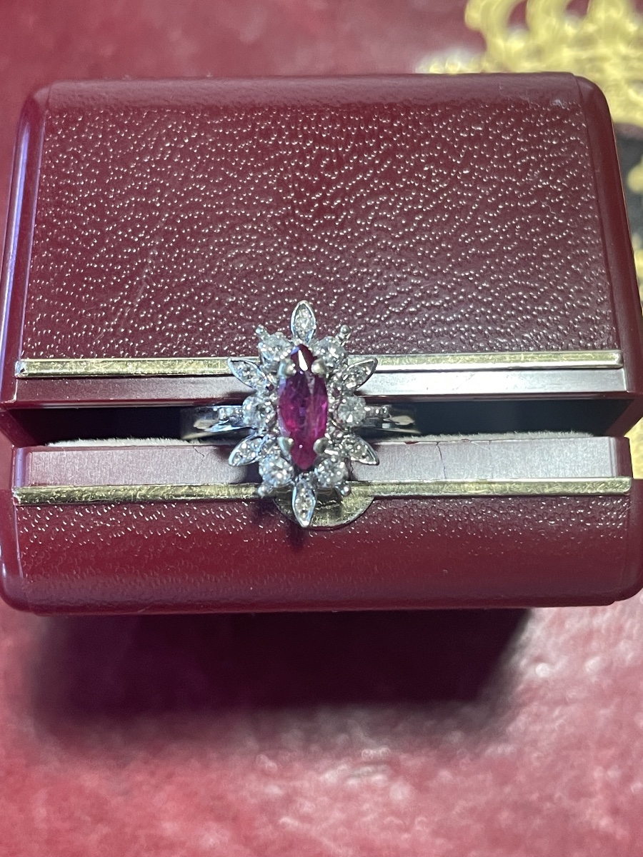 Bague or , rubis et diamants -photo-8