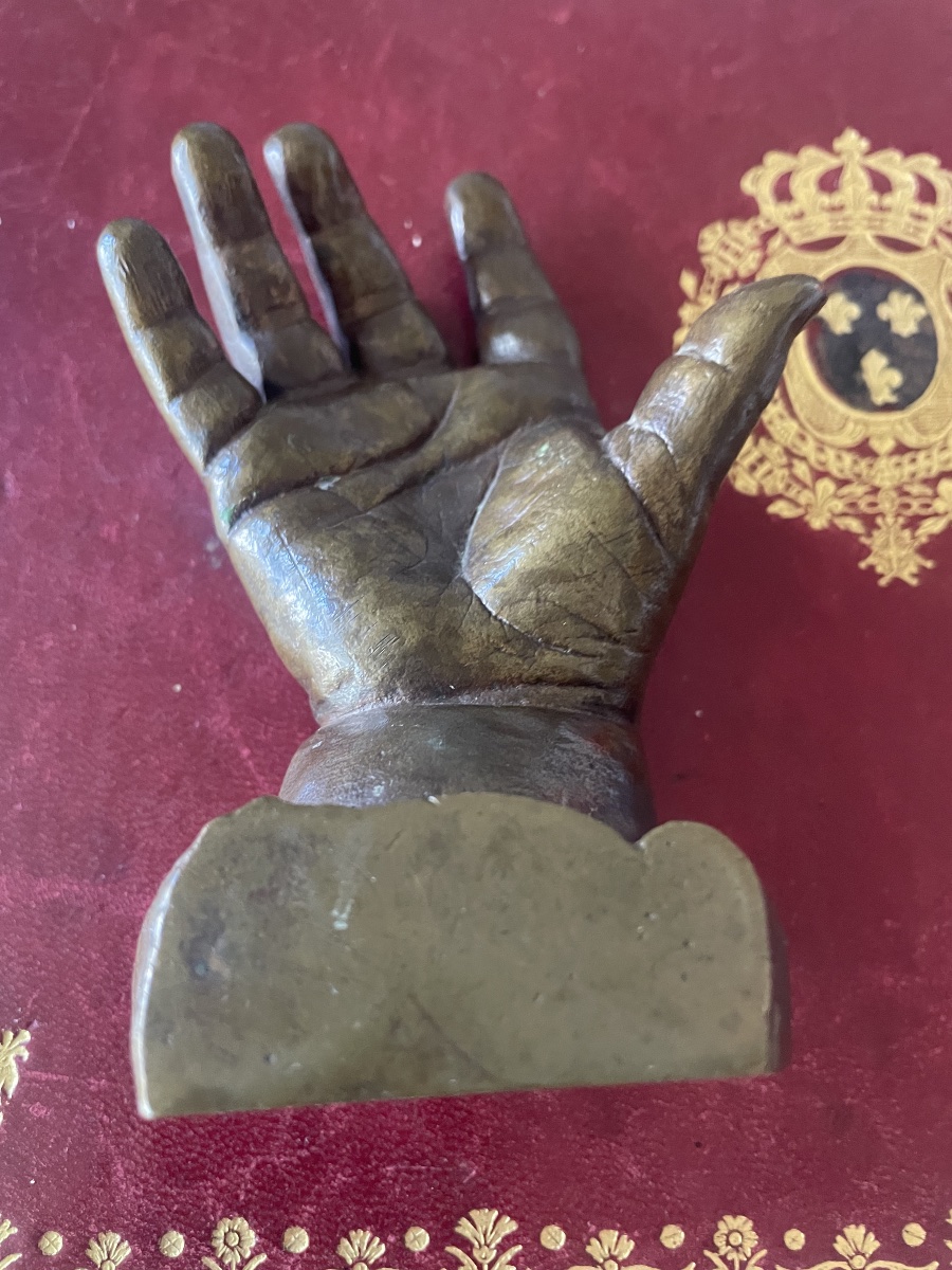 Bronze Child's Hand -photo-2
