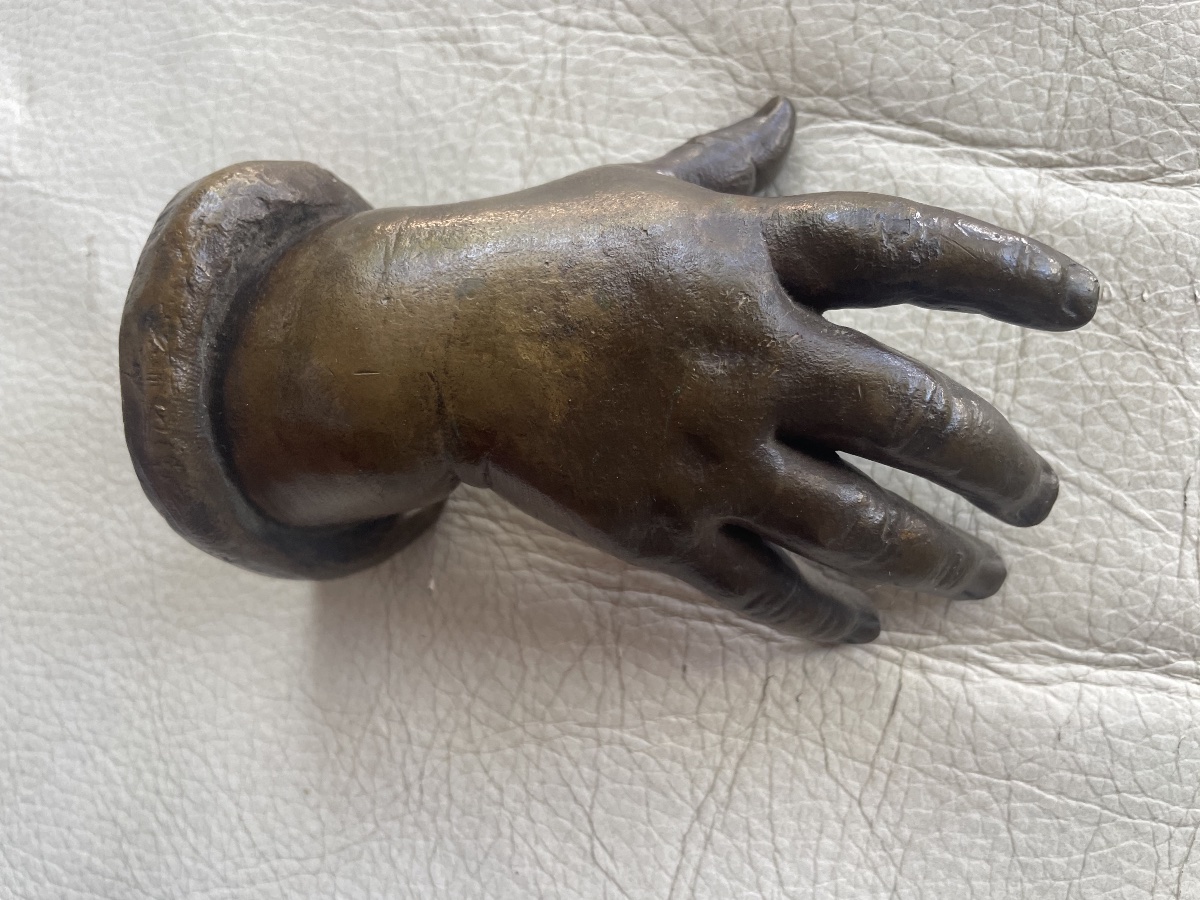 Bronze Child's Hand -photo-3