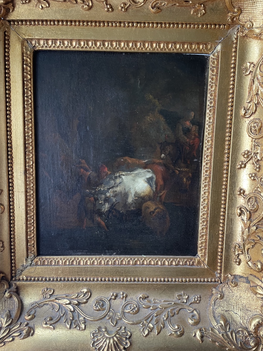 Bergers et troupeau de Nicolaes piertersz Berghem -photo-5
