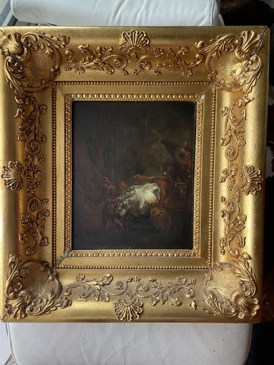 Bergers et troupeau de Nicolaes piertersz Berghem -photo-8