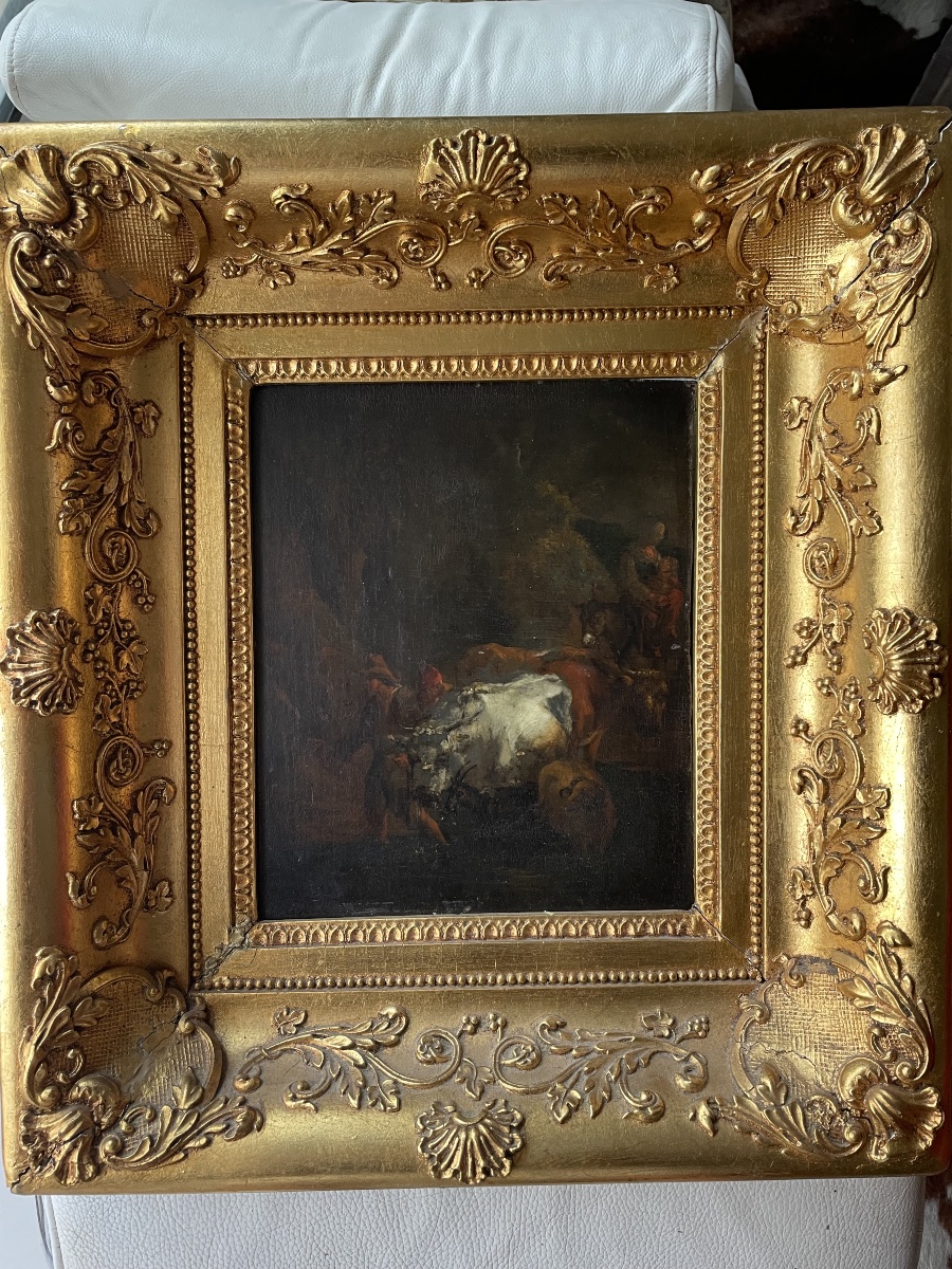 Bergers et troupeau de Nicolaes piertersz Berghem 