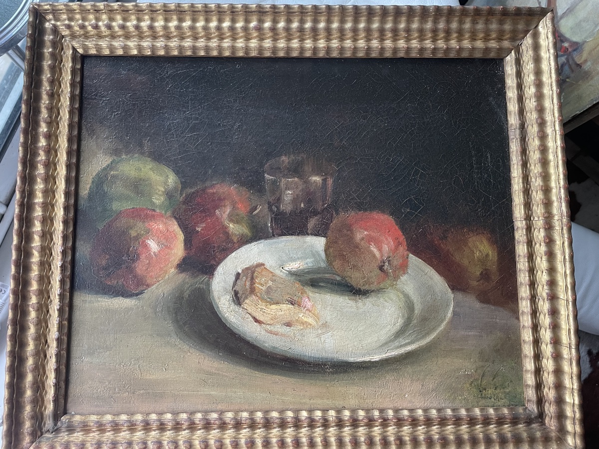 Still Life With Cheese And Fruit -photo-3