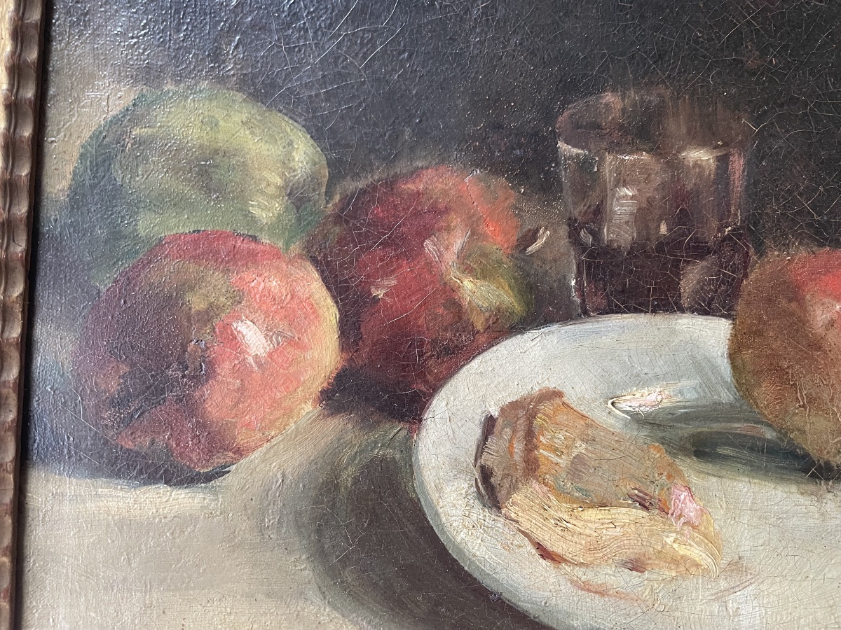 Still Life With Cheese And Fruit -photo-5