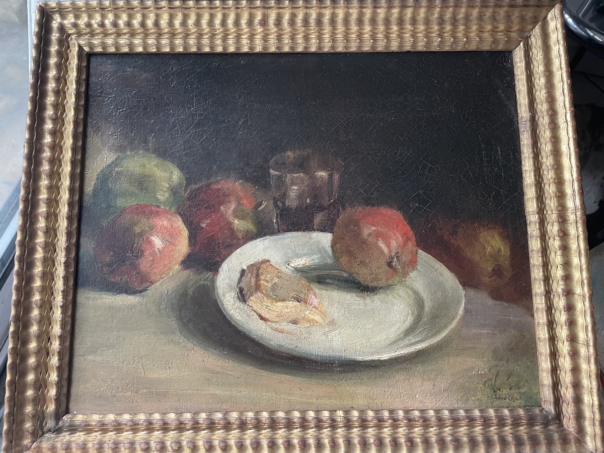 Still Life With Cheese And Fruit -photo-8
