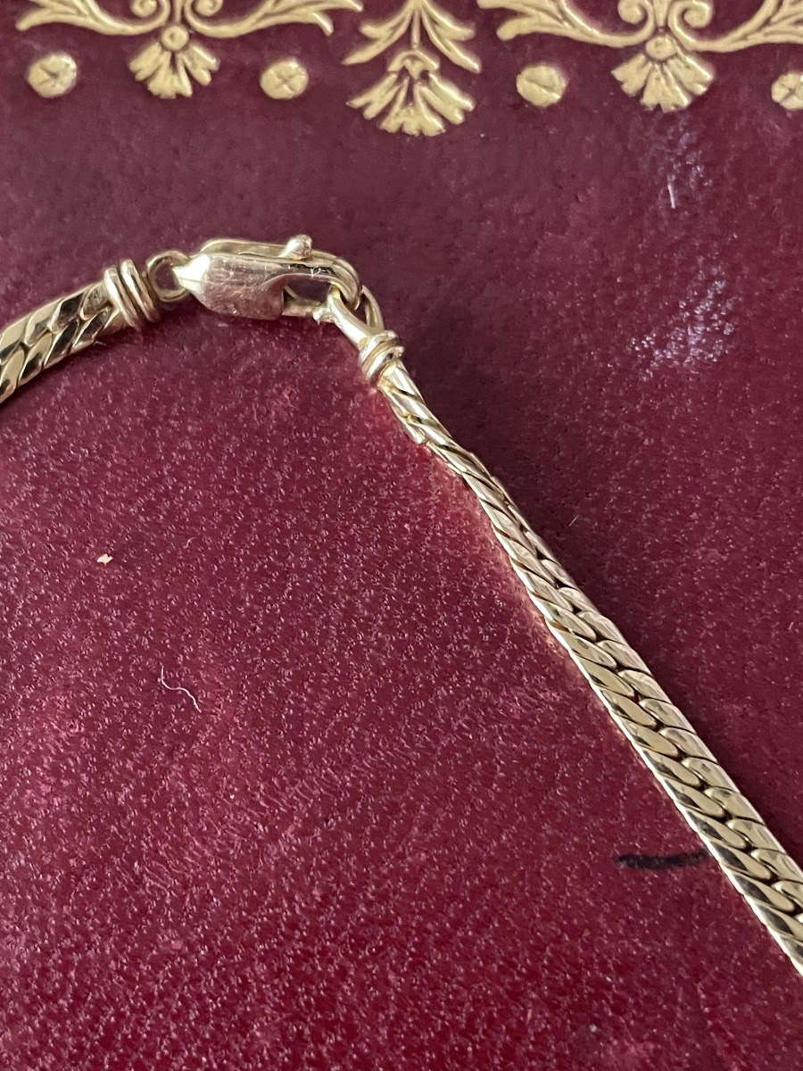 Collier or et diamants -photo-4