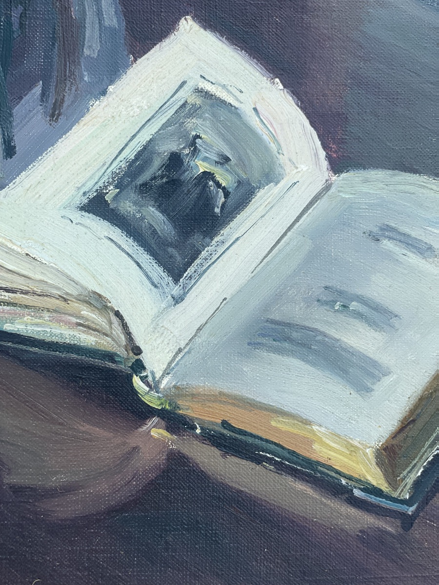 Bouquet Of Flowers And A Book -photo-3