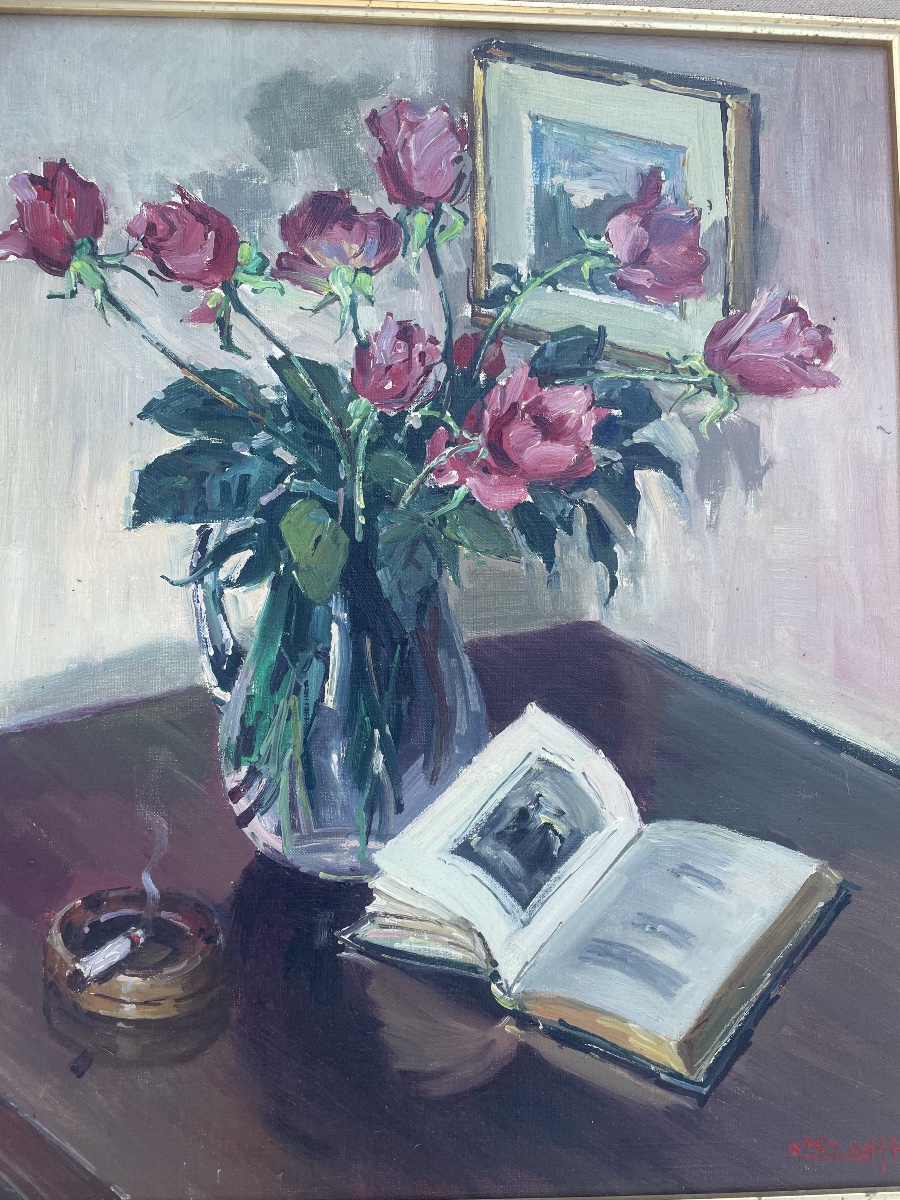 Bouquet Of Flowers And A Book -photo-6