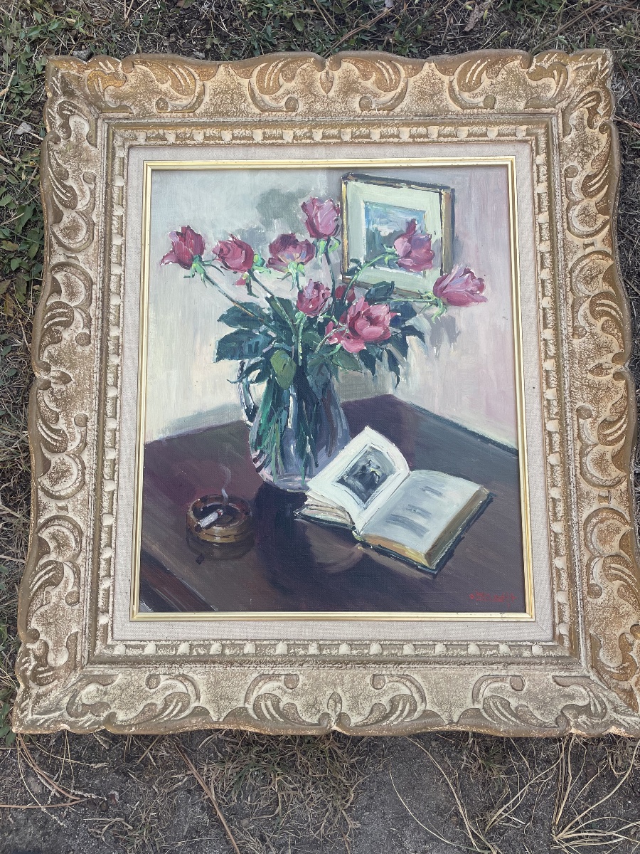Bouquet Of Flowers And A Book -photo-7