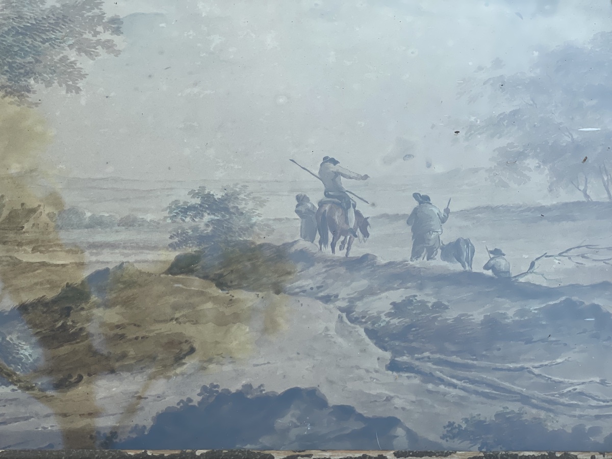 Drawing Of Farmers And Herds -photo-2