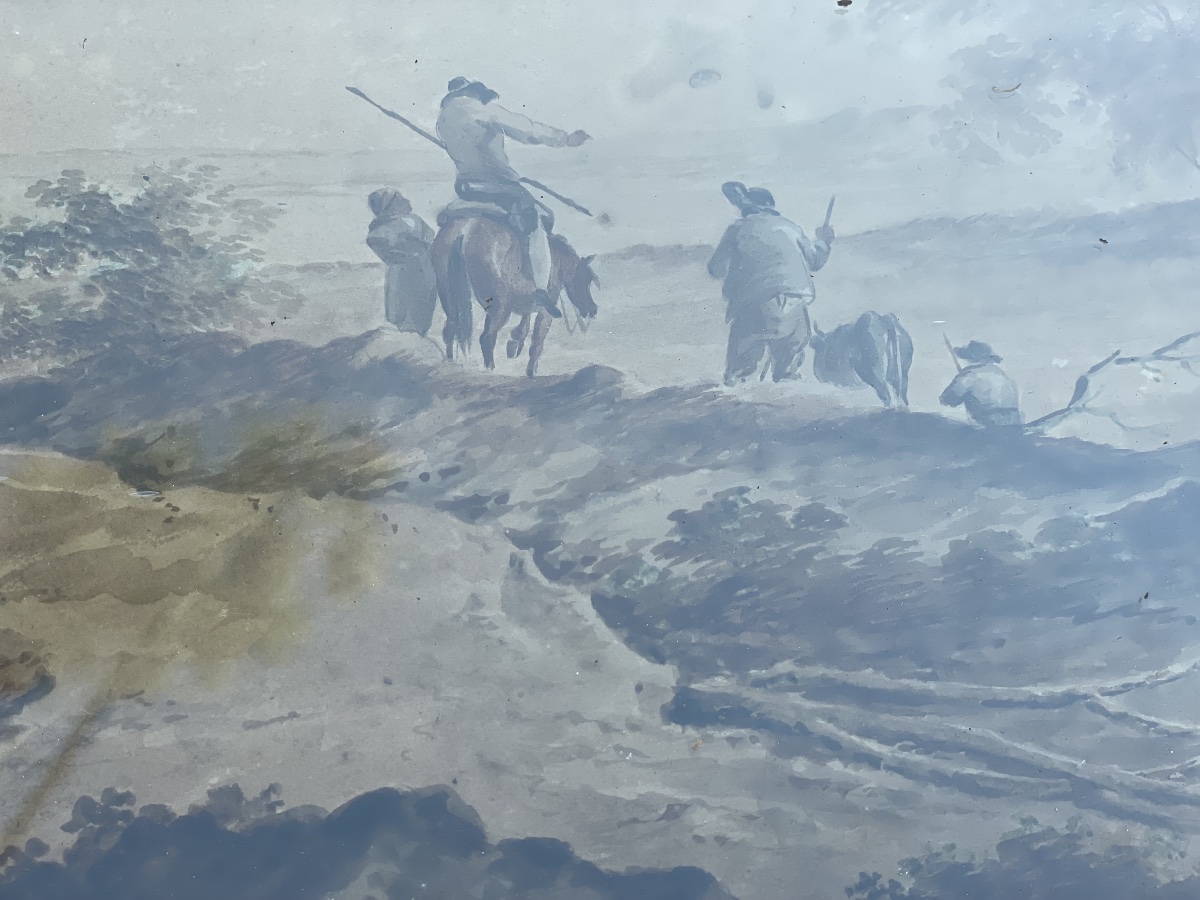 Drawing Of Farmers And Herds -photo-4
