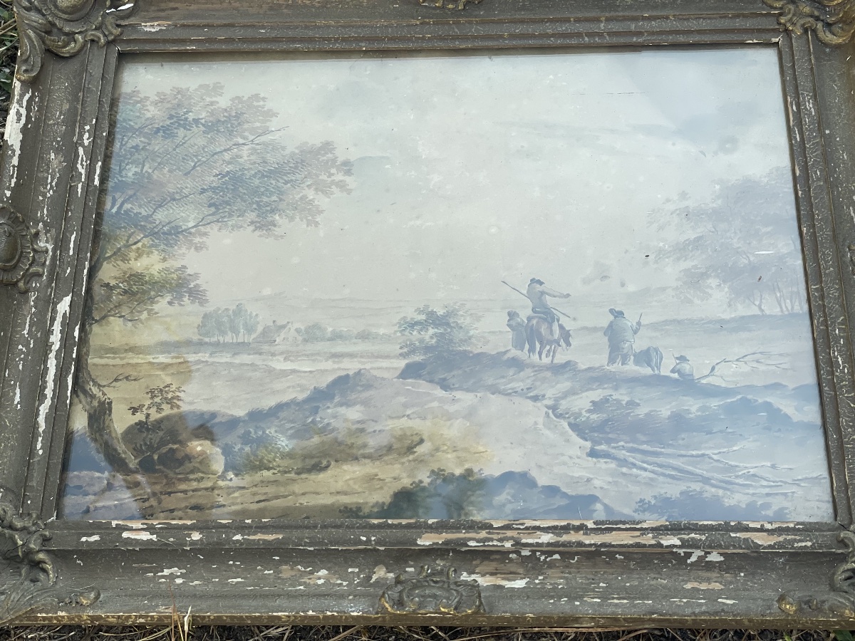 Drawing Of Farmers And Herds -photo-8