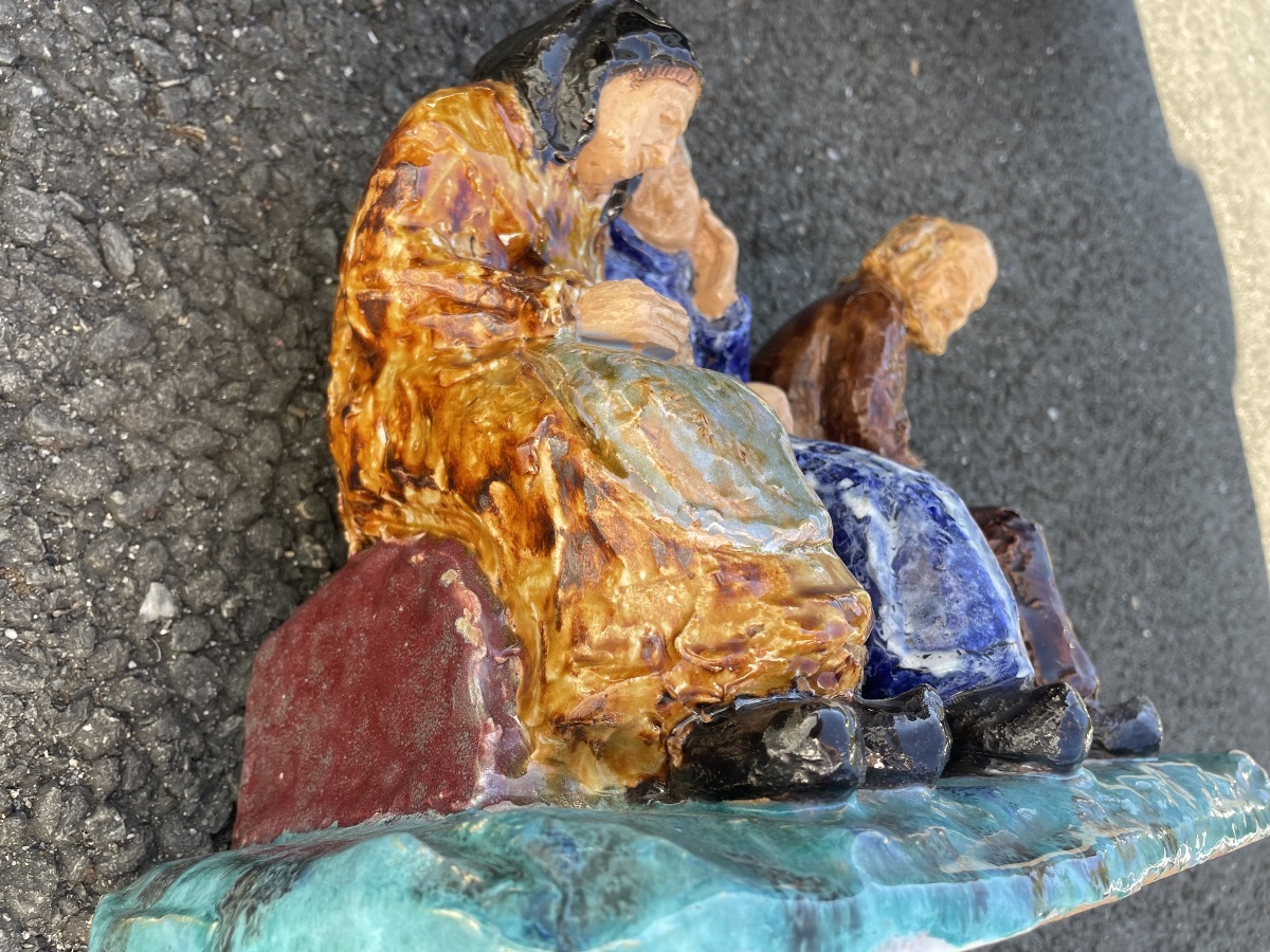 The Little Old People  Glazed Terracotta -photo-2