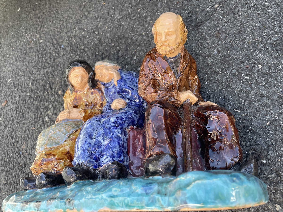 The Little Old People  Glazed Terracotta -photo-4