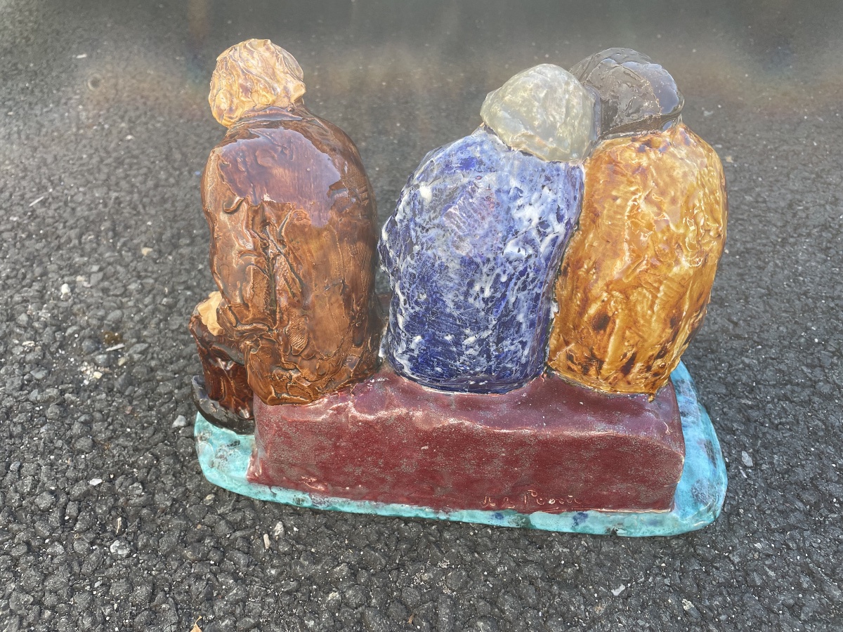The Little Old People  Glazed Terracotta -photo-5