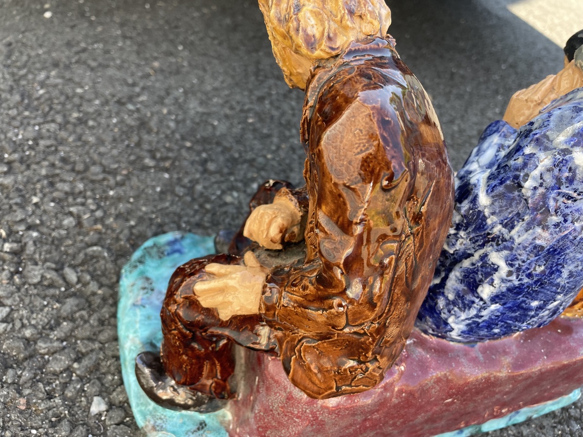The Little Old People  Glazed Terracotta -photo-7