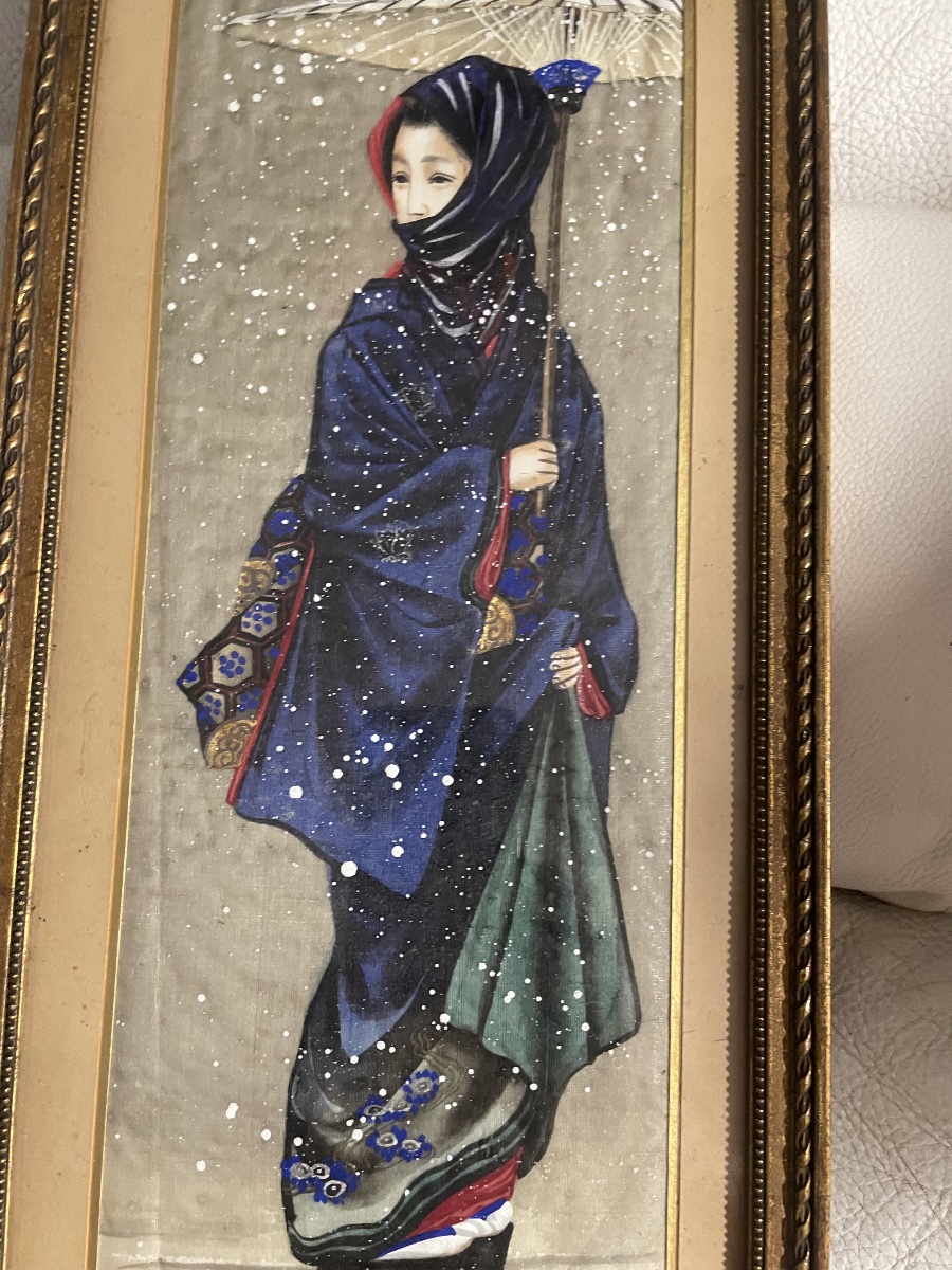 Silk Painting By Willem Dooyewaard -photo-4