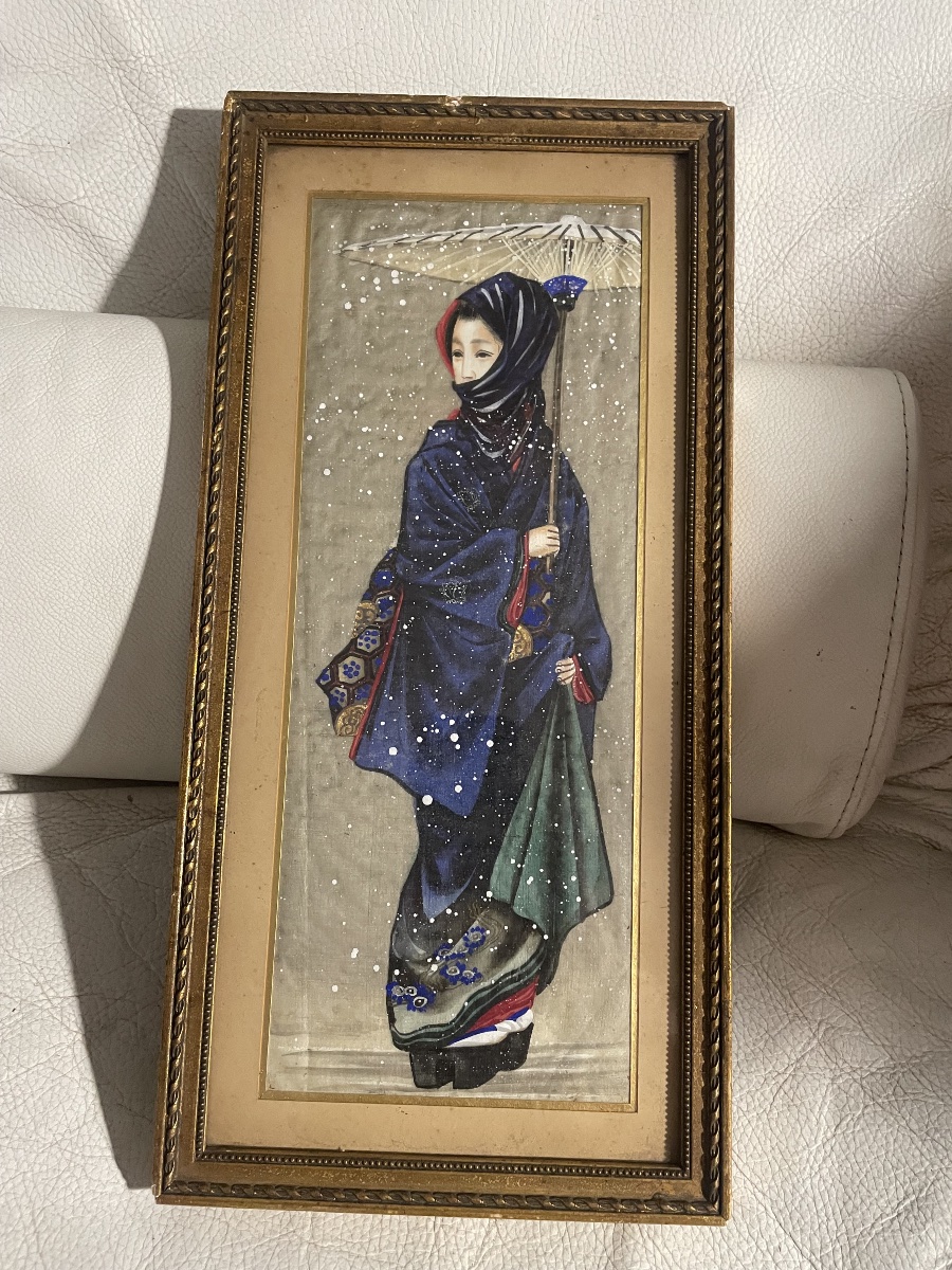 Silk Painting By Willem Dooyewaard -photo-5