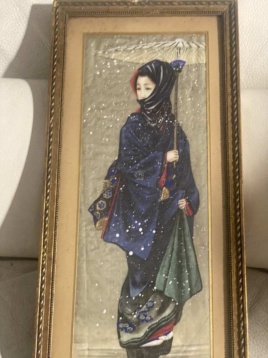 Silk Painting By Willem Dooyewaard -photo-7