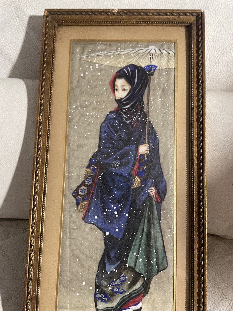 Silk Painting By Willem Dooyewaard -photo-8