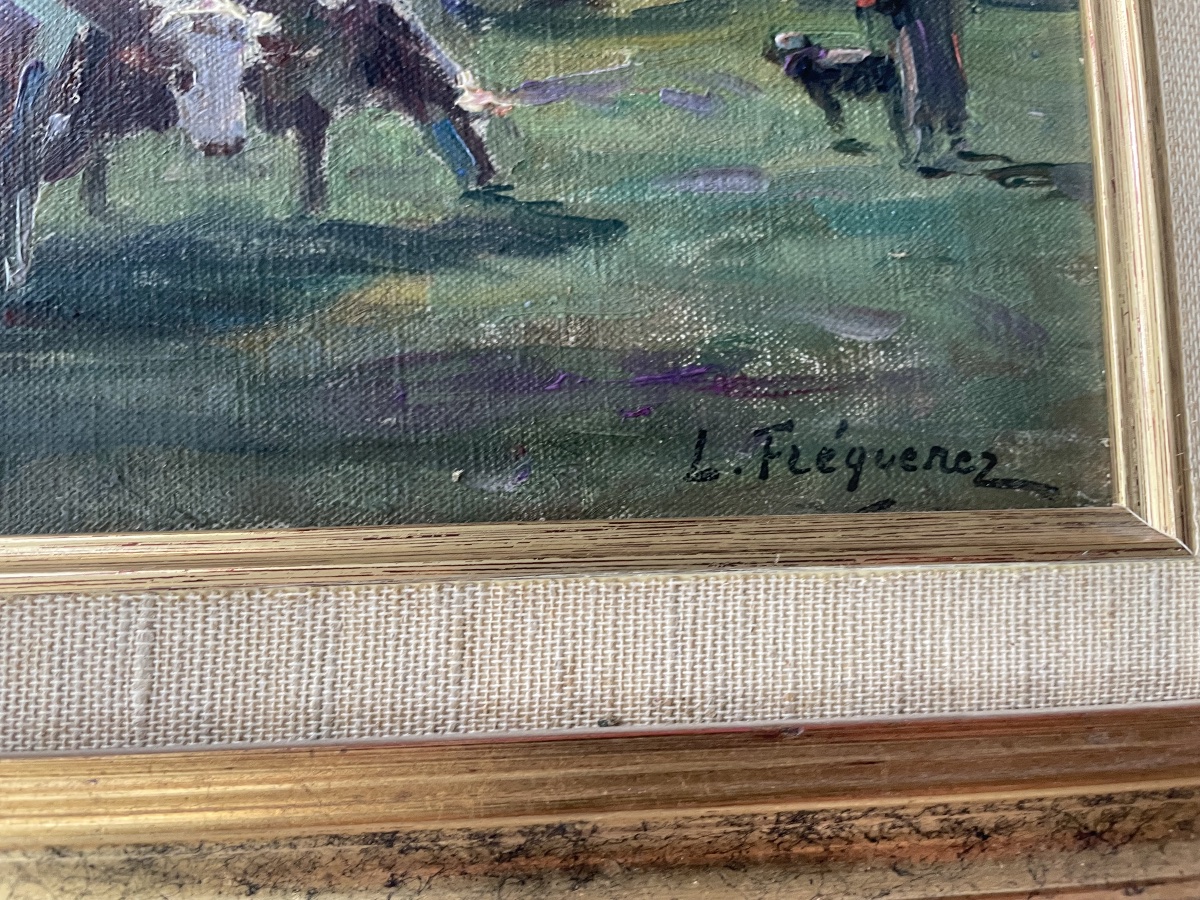 "farmer And Cows" By L. Freguenez -photo-2