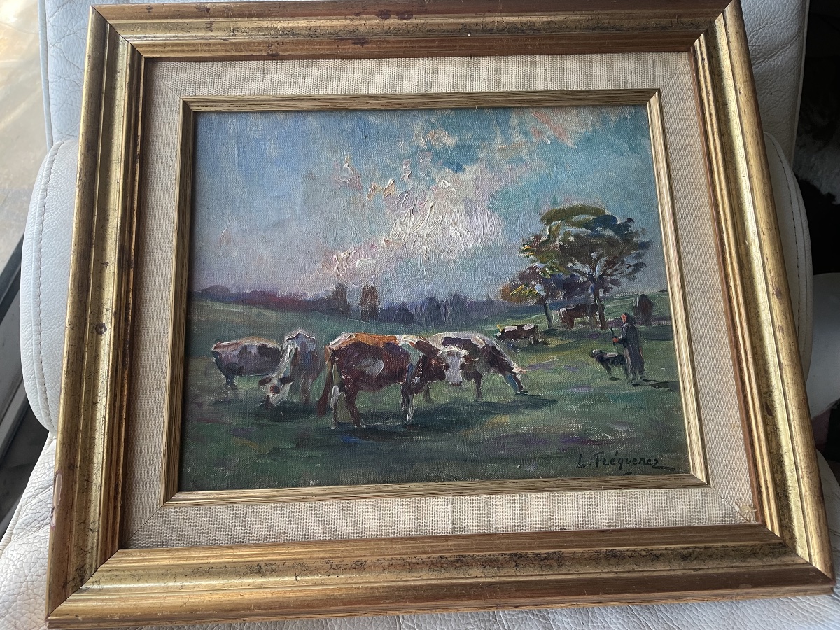 "farmer And Cows" By L. Freguenez -photo-3