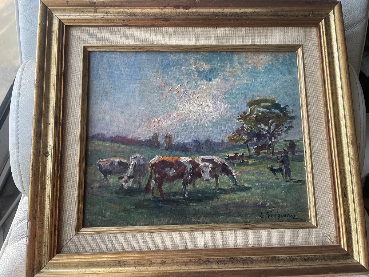 "farmer And Cows" By L. Freguenez -photo-6