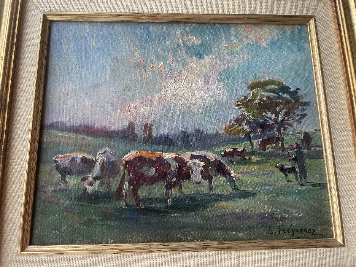 "farmer And Cows" By L. Freguenez -photo-8