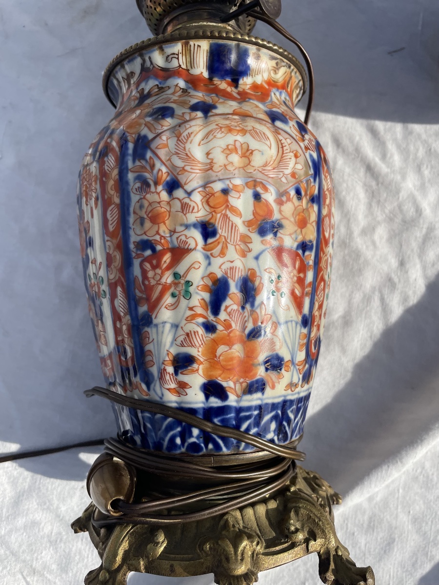 Vase lampe porcelaine imari -photo-6