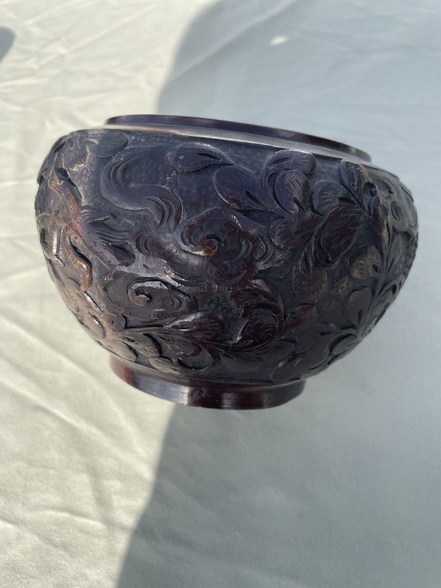 Asian Bronze Bowl  -photo-2