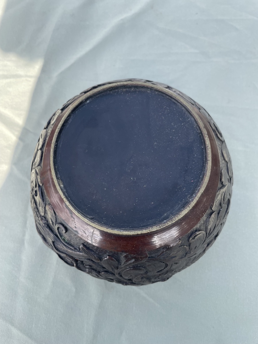Asian Bronze Bowl  -photo-3