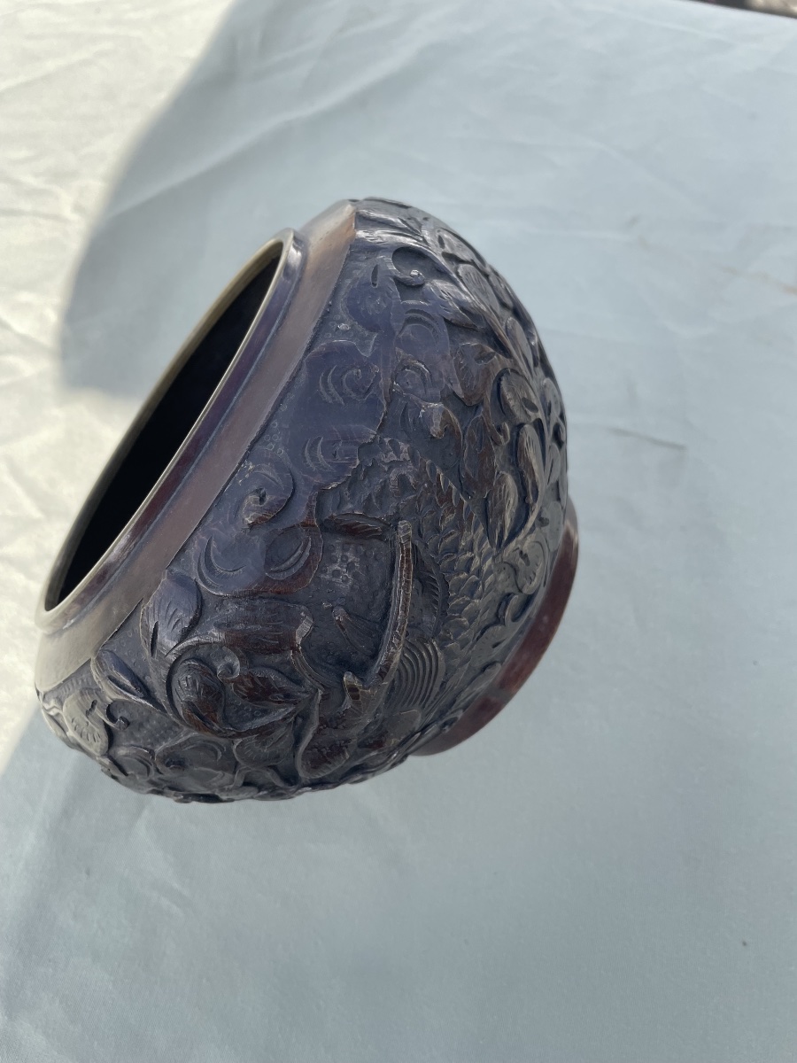 Asian Bronze Bowl  -photo-4