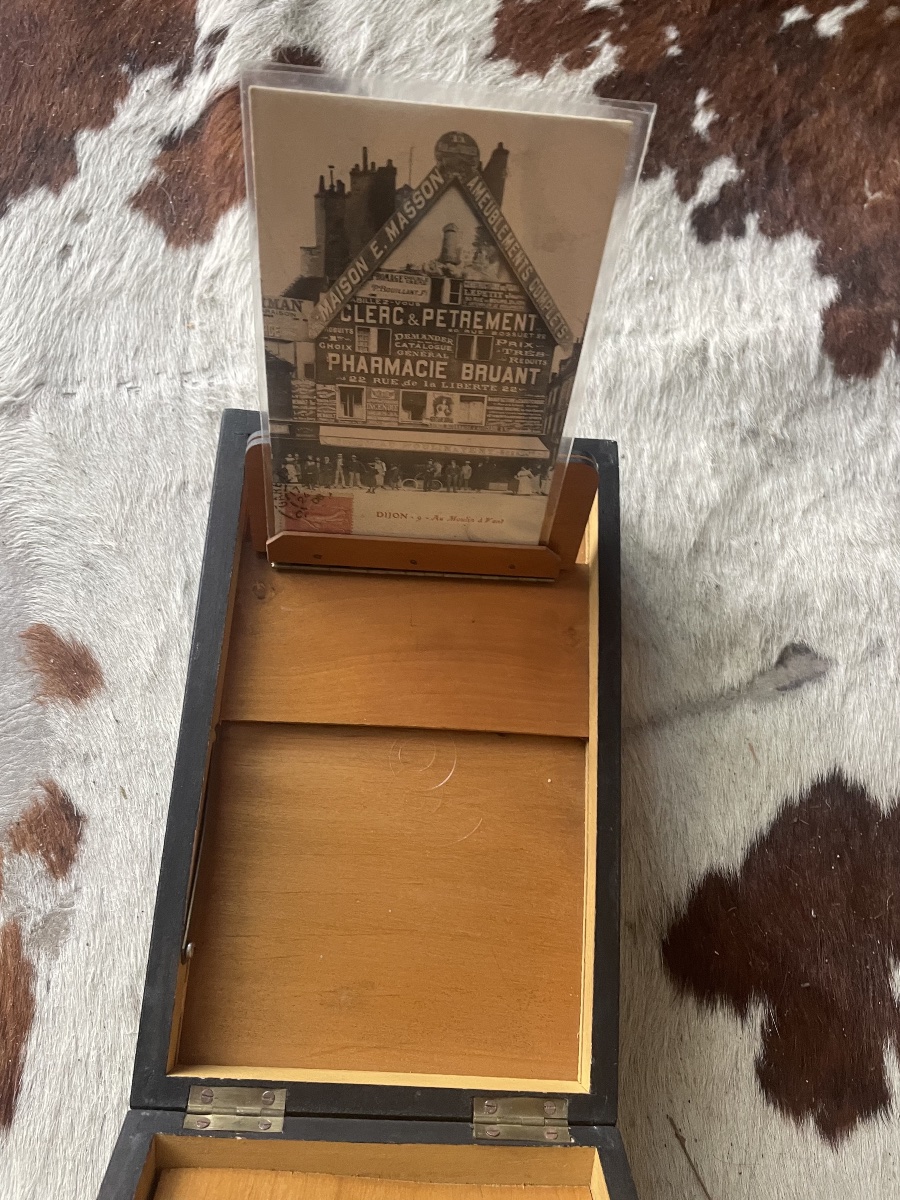Visionneuse  de cartes postales ou timbres -photo-2