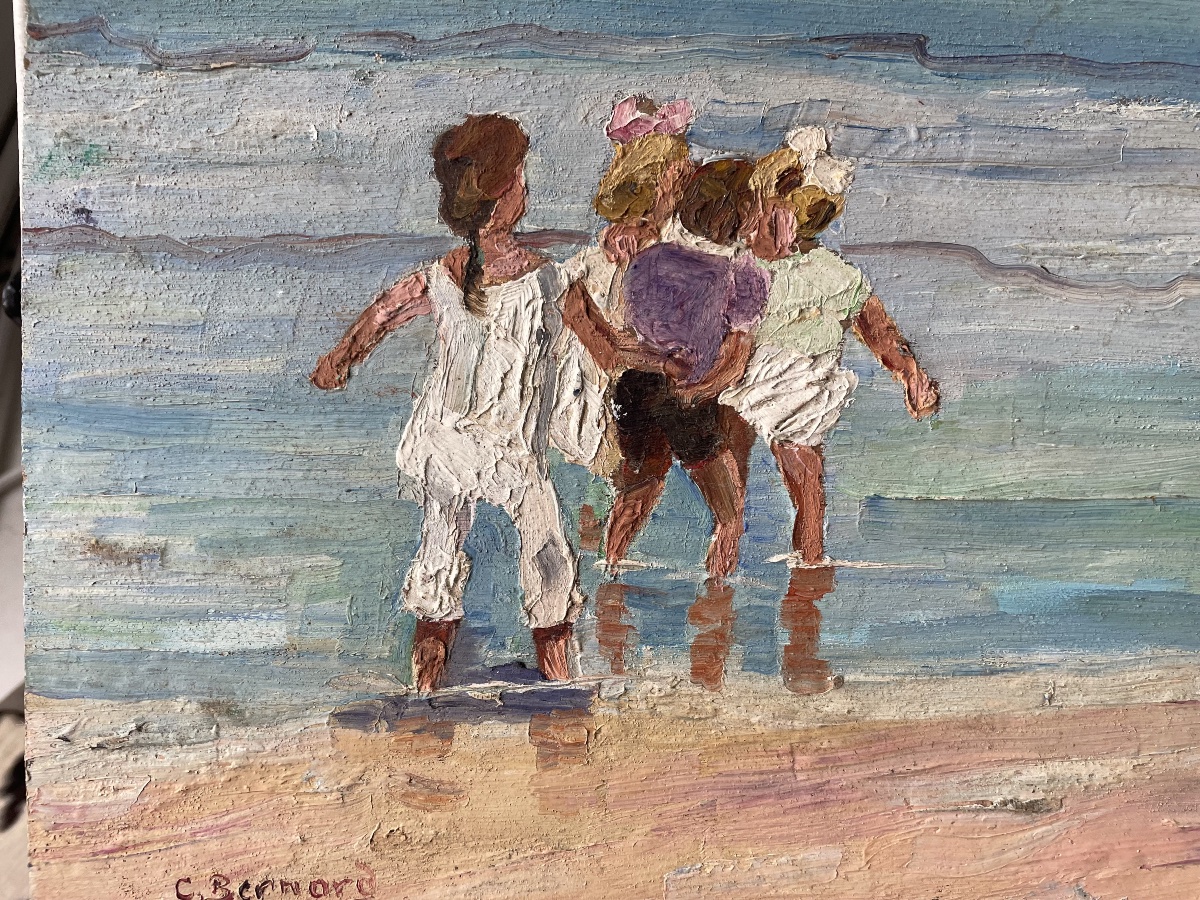 Model Boats And Children By Claude Bernard -photo-5